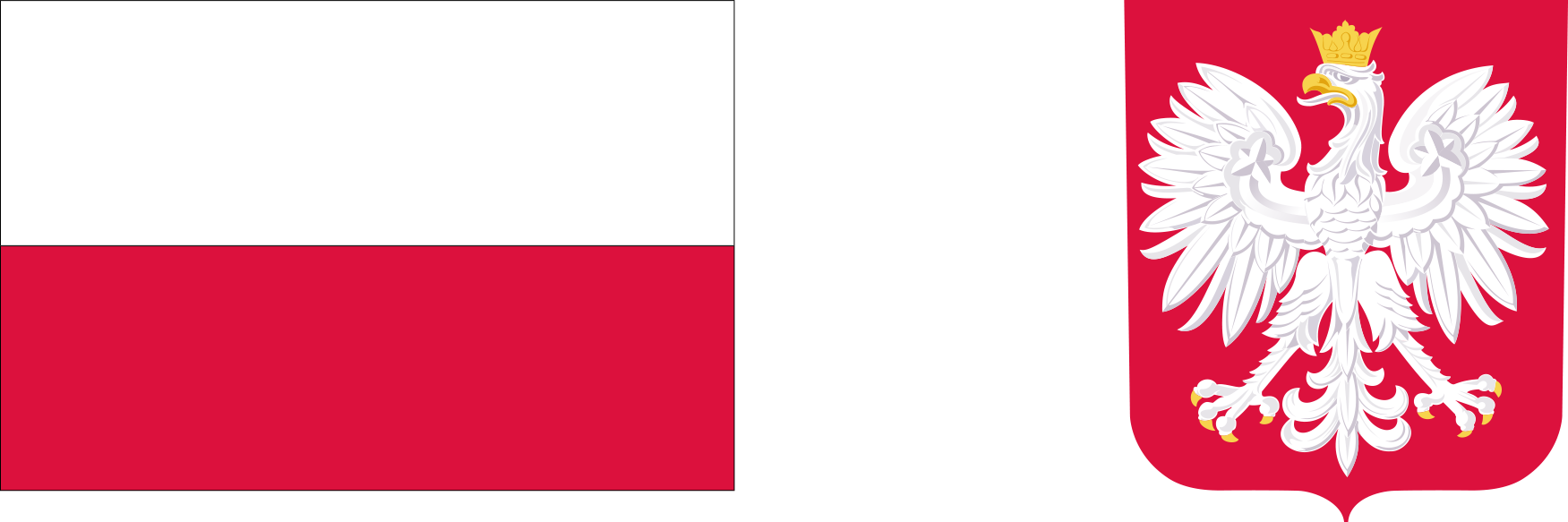 Flaga i godło Rzeczypospolitej Polskiej Flaga i godło Rzeczypospolitej Polskiej